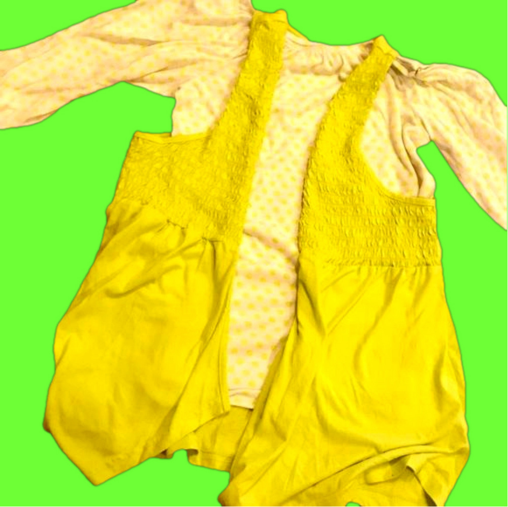 6/$20 Girls Sequin Hearts Open Sleeve shirt and vest